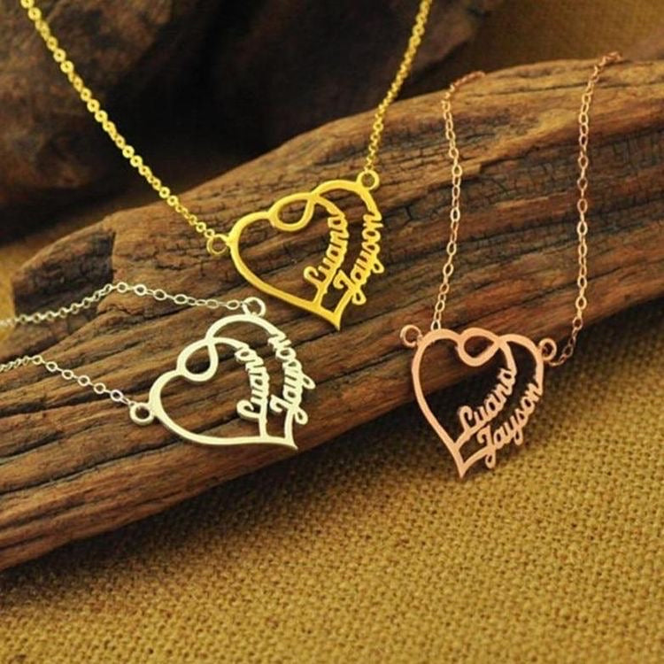 Couple Heart Necklace