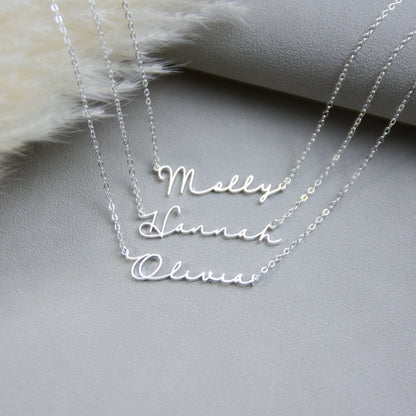 925 Pure Silver Name Pendant