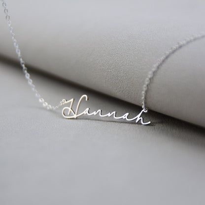 925 Pure Silver Name Pendant