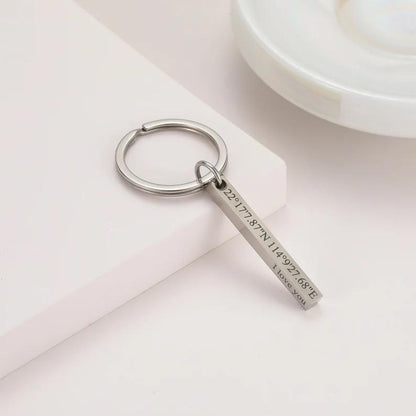 Personalised 3D Bar Key Chain