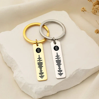 Personalised Spotify code keychain