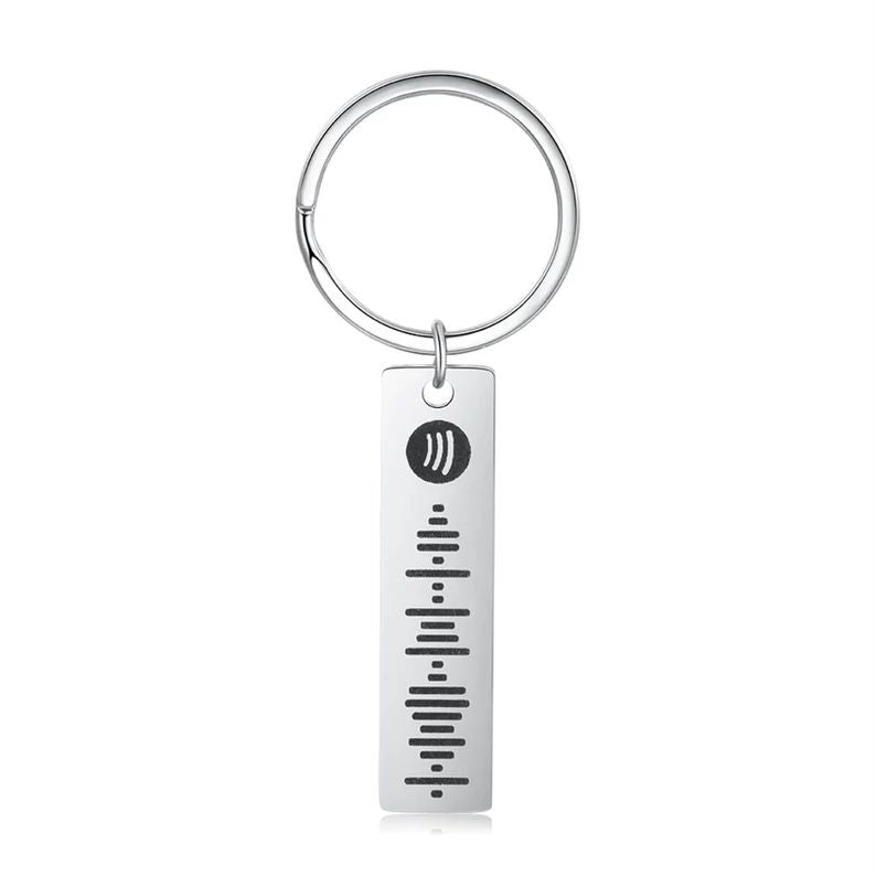 Personalised Spotify code keychain