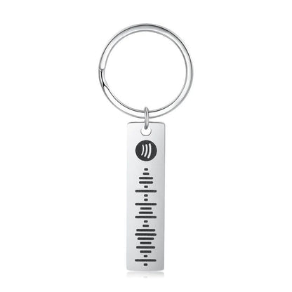 Personalised Spotify code keychain