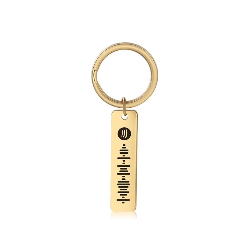 Personalised Spotify code keychain